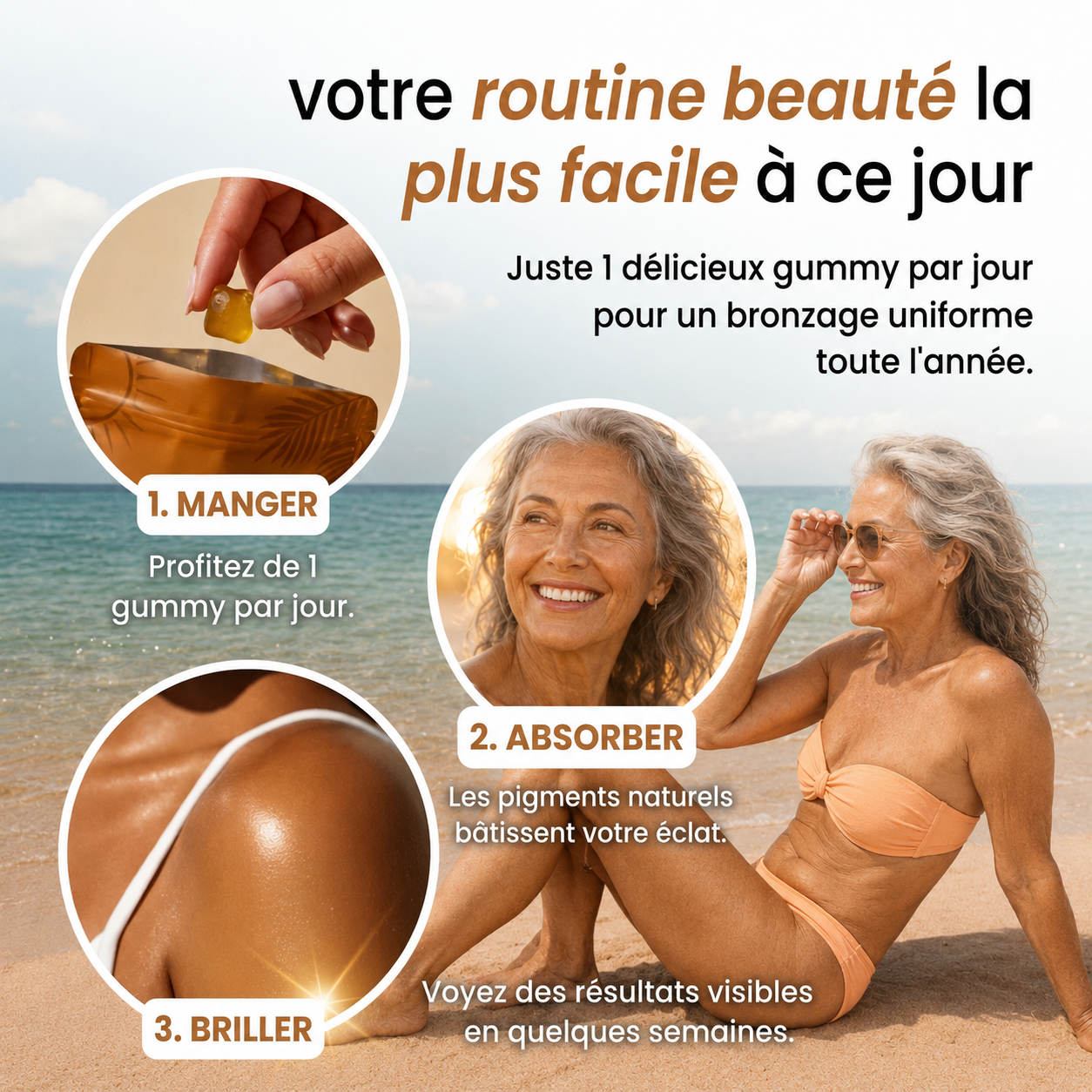 Gominolas bronceadoras